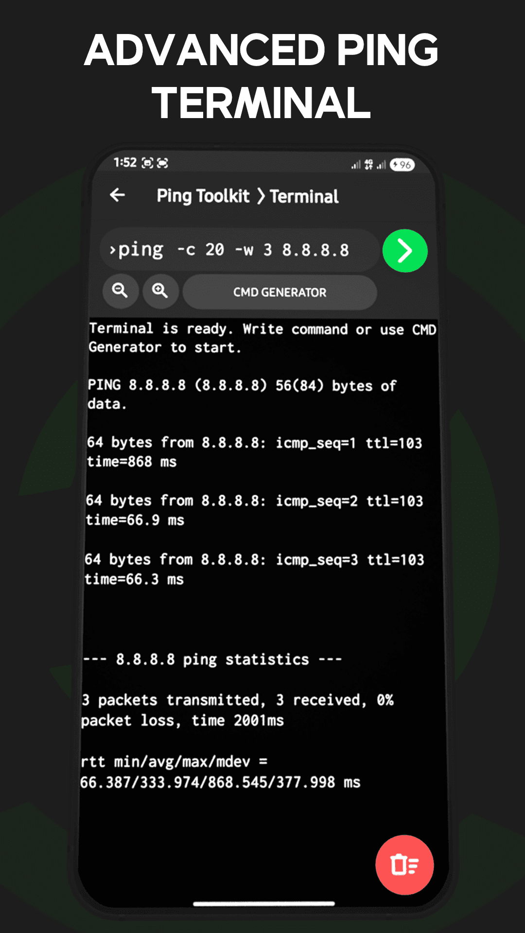 Ping Toolkit screenshot